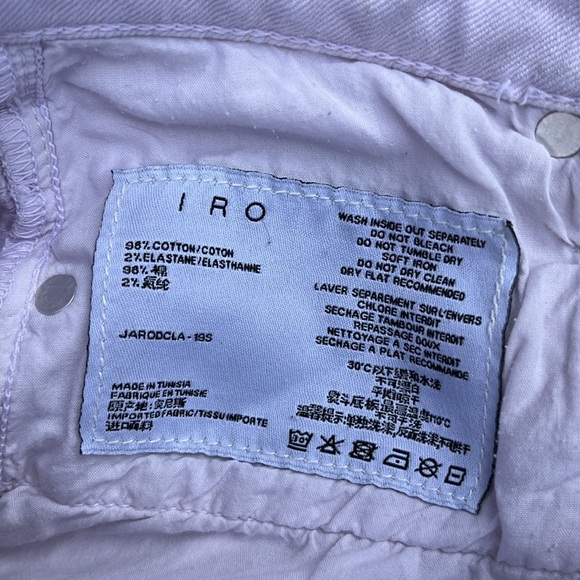 IRO Skinny Low Rise Jeans size 27 - Picture 5 of 8